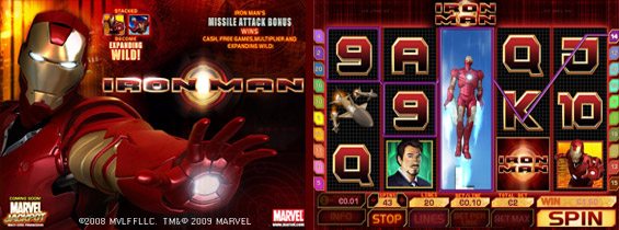 iron Man Slot Screenshots
