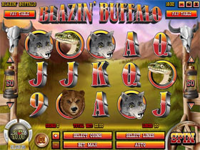 Blazin Buffalo Main Page Screenshot