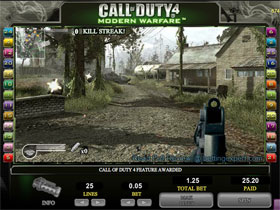 Screenshot of Call Of Duty 4 Bonus Game Screen
