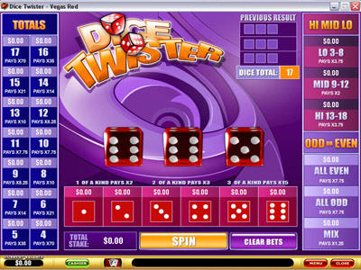 Dice Twister Arcade Game Screenshot