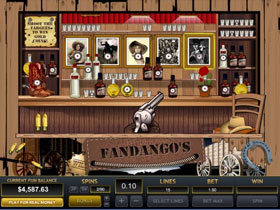 Fandangos Slot Bonus Screen