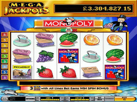 Monopoly Slot - Progressive Jackpot - Mega Jackpots