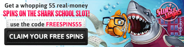 Get Free Spins on Shark School Slot at Slots of Vegas