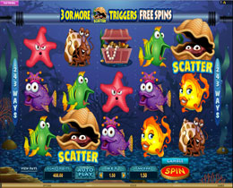 Fish Party Main Page Screenshot