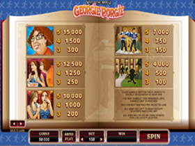 Georgie Porgie Payout Page Screenshot