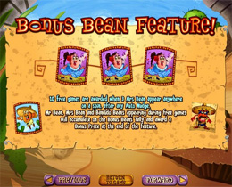 Jumping Beans Bonus Page Screenshot