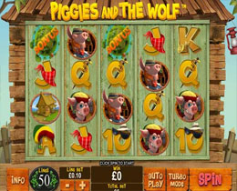 Piggies And The Wolf Slot Screenshot