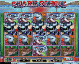 Shark School Main Screen