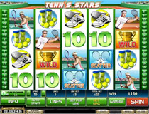 Tennis Stars Slot Screenshot