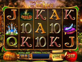 Wish Upon A Jackpot Main Screen