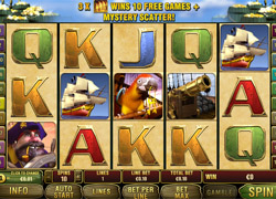 Screenshot of Captains Treasure Pro Slot