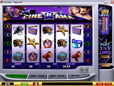 Cinerama Slot Screenshot - Playtech Slot