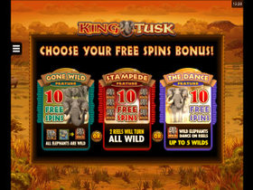 King Tusk Slot Free Spins