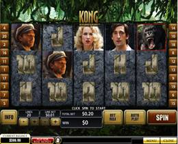 Kong Slot Screenshot of Main Screen