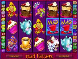 Mad Hstters Slot Main Screen