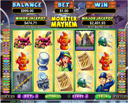 Monster Mayhem Slot Main Screenshot