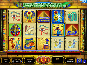 Pharaoh's Fortune Slot Bonus