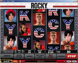 Screenshot of Rocky Slot