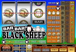 Bar Bar Blacksheep Slot Screenshot of main screen