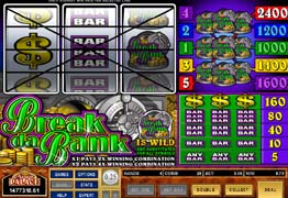 Break Da Bank Slot Main Screen