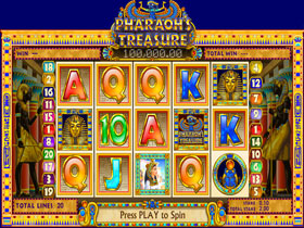 Treasure of the Pharaohs Slot Screenshot