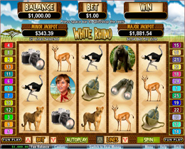 White Rhino Slot Main Screenshot